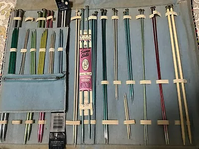 Lot Of 54 Knitting Needles Susan Bates Boye With Vintage Carry Case • $18.99