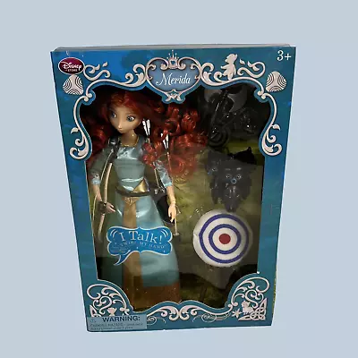 Disney Store Merida Talking Feature Doll Set 11” Deluxe Princess • $50