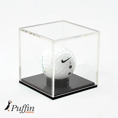 £29.29 • Buy Acrylic Golf Ball Display Case With Black Base