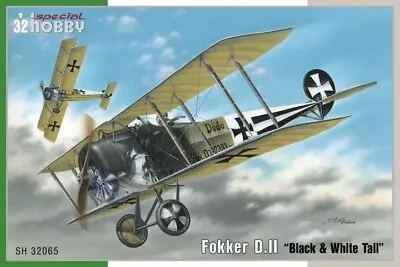 1/32 Special Hobby #32105 Fokker D.II ‘Black & White Tail' • $59.95