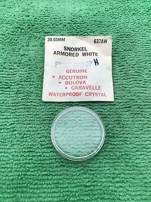Genuine Bulova Accutron Part # 637AW 30.65 Mm Snorkel Watch Crystal • $42.57