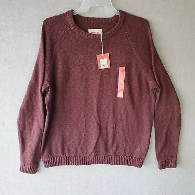 Mossimo Men's XXL Varsity Crew Mountain Red Winter Sweater NWT  • $19.99