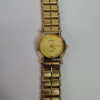 Cardinal Wrist Watch Womens Gold Colour Metal Analogue - Band Broken • $15