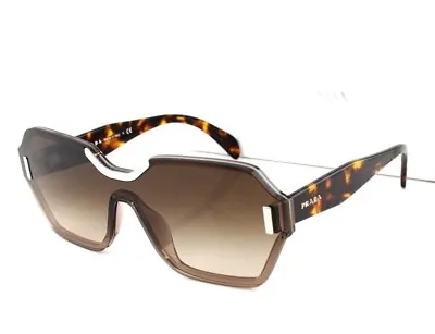 $349.95 • Buy RARE New Genuine PRADA Brown Havana Women Sunglasses SPR 15T PR 15TS VIQ 6S1