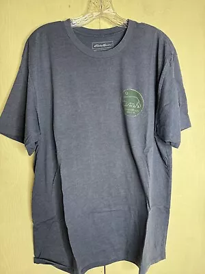 Eddie Bauer T Shirt Blue Men’s Large Bear • $6.95