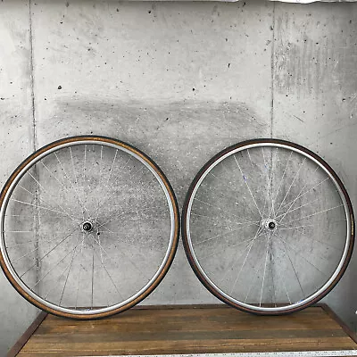 Vintage Suntour GPX 700c Wheel Set 126 Mm 32 Hole 32h 80s Rigida Eyeletted Rims • $159.79