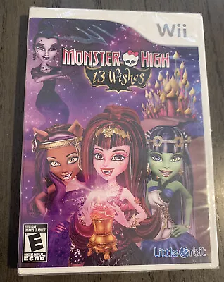 Monster High: 13 Wishes (Nintendo Wii 2013) • $16.90