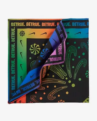 $48.99 • Buy Nike Betrue. Bandana Running Rainbow Multicolor Headband LGBTQ Pride Festival
