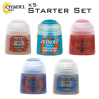 Warhammer Paint Starter Set Collection X 5 Citadel New - £13.75 RRP **28% OFF** • £9.99