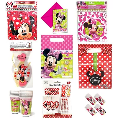 Disney Minnie Mouse Party Supplies - Kids Birthday Decorations • £2.99