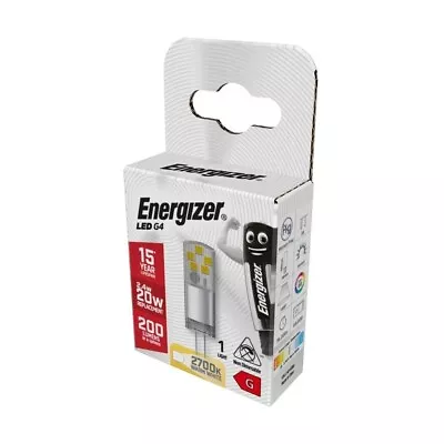 Energizer LED G4 Bulb Capsule 2.4w = 20W WATT 2700k Warm White • £3.99