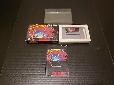 Super Metroid SNES CIB Complete Tested See Pics Free US Shipping Super Nintendo • $259.99