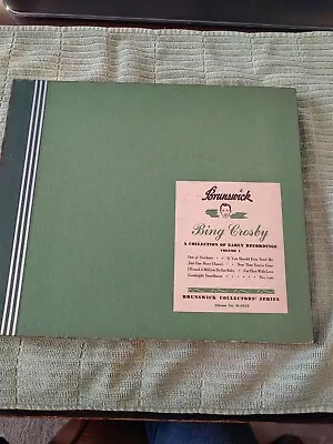 78 RPM Bing Crosby BRUNS B-1012 4 Record Set Collection Of Early Recordings EXC • $10