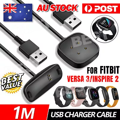 For Fitbit Sense/Sense 4/Versa 3/Sense 2/Inspire 2USB Charger Cable Charging • $6.45