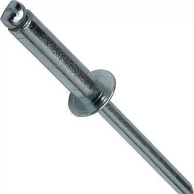 Pop Rivets 1/4  X 1/2  All Steel Dome Head Blind 8-8 Quantity 25 • $11.72