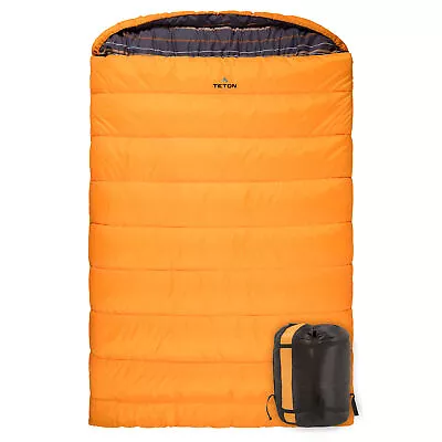 TETON Sports Mammoth 0 Degree Warm Sleeping Bags For Camping & Base Camp Orange • $154.99