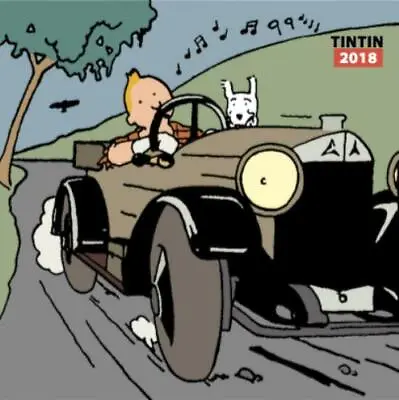 Moulinsart Tintin In The Land Of The Soviets 2018 Wall Calendar 30cm X 30cm • $15.99