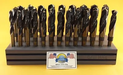 33 Pc Silver & Deming Jumbo Drill Bit Set 1/2~1 M7 Drill Hog® Lifetime Warranty • $360.99