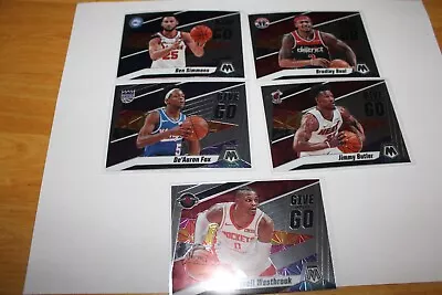 2019-20 Mosaic (5) Card Lot Give And Go Simmons Beal Butler Fox Westbrook • $2.82