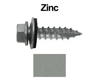 #14 X 1  METAL ROOFING SCREWS: Colored Metal Roofing Screw & Siding Screw • $32.95