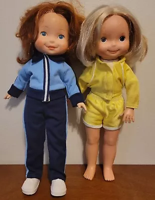 Vintage Fisher Price My Friend Becky & Mandy Dolls 1978 Blonde Red Hair • $15.99