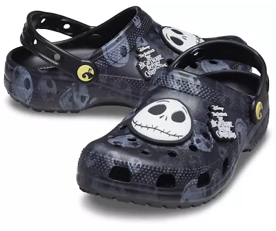 Crocs Disney Nightmare Before Christmas Glow In The Dark Clogs Sizes Available • $79.97