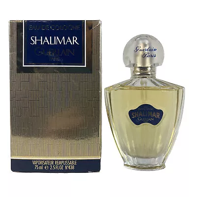 Vintage Shalimar By Guerlain Paris Perfume 2.5 Oz/ 75 Ml  Eau De Cologne Spray • $99.99