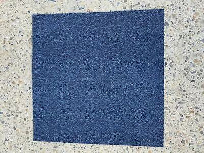 Carpet Tiles 5m2 Box Heavy Duty Commercial Retail Office Flooring BLUE NAVY DARK • £29.99