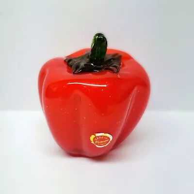 Vintage Murano Art Glass Red Pepper 3.75  • $14.99