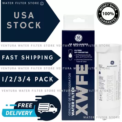 Genuine GE XWFE Refrigerator Replacement Water Filter Without Chip Free Shipping • $19.99