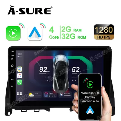 1280HD Android 13 For Mercedes Benz C-Class W204 S204 Carplay Car Stereo Radio • $199.69