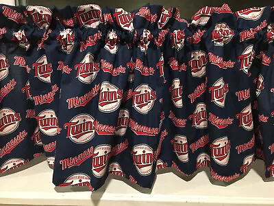 NEW MLB Minnesota Twins ￼Valance Curtain 55x14  Baseball Sports • $19.99