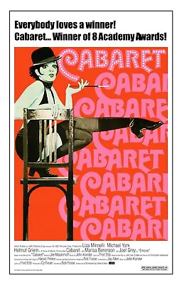 Cabaret Minnelli 1972 Movie Poster Film A4 A3 A2 A1 Print Art Cinema  • £5.99
