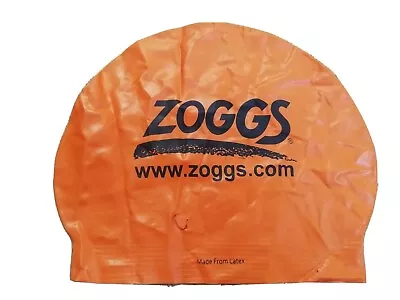 Zoggs Swim Hat Swimming Cap Orange One Size. Used. • £3