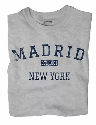 Madrid New York NY T-Shirt EST • $18.99