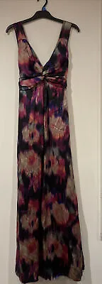 Beautiful COLLECTIONS John Lewis Women Pure Silk Formal Maxi Dress. Size 10 • $40