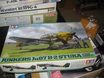 $44.99 • Buy Mint In Box Junkers Ju87 B-2 Stuka W/Bomb Loading Set By Tamiya -1/48 Scale-2011