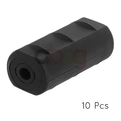 10PCS TosLink Mini Jack Coupler 3.5mm Jack Optical Audio Cable Connector Adapter • $10.99