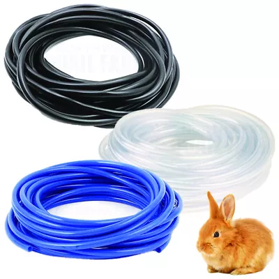 TUBING HOSE 3/16  ID AUTOMATIC RABBIT NIPPLE DRINKERS WATERERS 25-150ft • $18.95