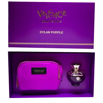 Versace Pour Femme Dylan Purple EDP 3.4 OZ 4 Pcs Gift Set NEW • $95.95