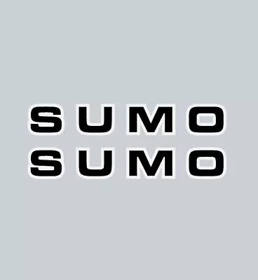 Sumo - Black LETTERS Rim Decals - Old School Bmx • $7.70