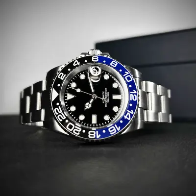 Custom Mod Watch 40mm Sub  Batman   W/ NH35 Automatic Date Movement • $179