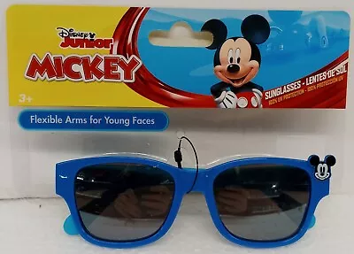 Lot Of 12 Disney Junior Blue Sunglasses Mickey  Flex Arms 100% UV Protection • $23.99