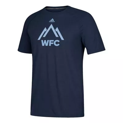 Vancouver Whitecaps FC MLS Adidas Men's Navy Blue  Elements  Climalite T-Shirt • $19.99