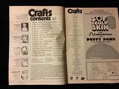 Crafts Magazine April 1984 Easter Parade How To’s. No Cover Or Pattern • $7