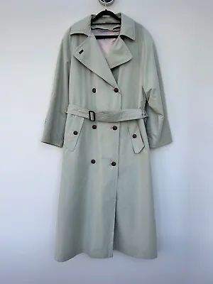 Vintage Dannimac Mens Trench Coat Large Detachable Lining Royal International • $37.29