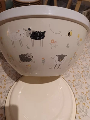 £0.99 • Buy Large, Pretty Mixing Bowl           Excellent Condition