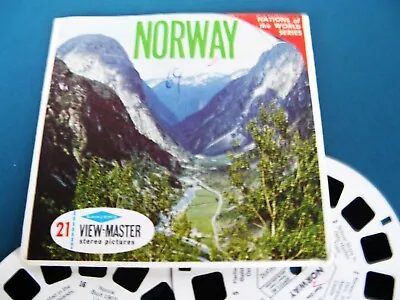 🐸 View Master NORWAY B153 3 Reels Nations Of The World Series TESTED • $13.52