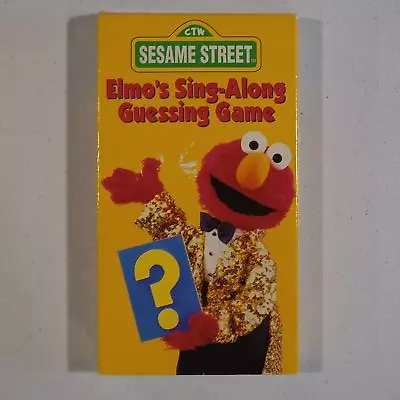 Sesame Street - Elmo's Sing-Along Guessing Game VHS 1991 FAMILY CHILDREN'S OOP • $9.99