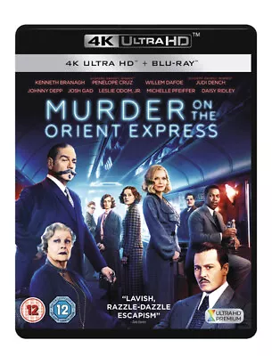 Murder On The Orient Express (4K UHD Blu-ray) Derek Jacobi Michelle Pfeiffer • $41.10